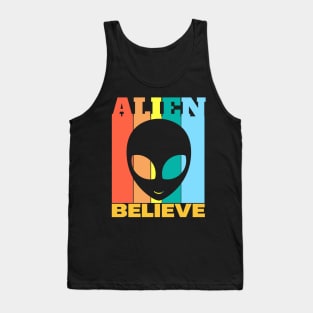 Retro Vintage Alien Tank Top